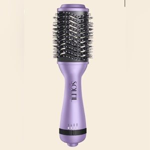 SOLEIL Professional Blowout Brush Hair Dryer & Styler Lavender- Brand New!